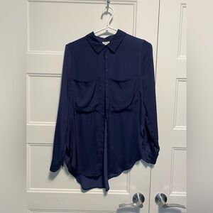 ‼️ 3/25$ ‼️ Navy Blue Button-Down Shirt